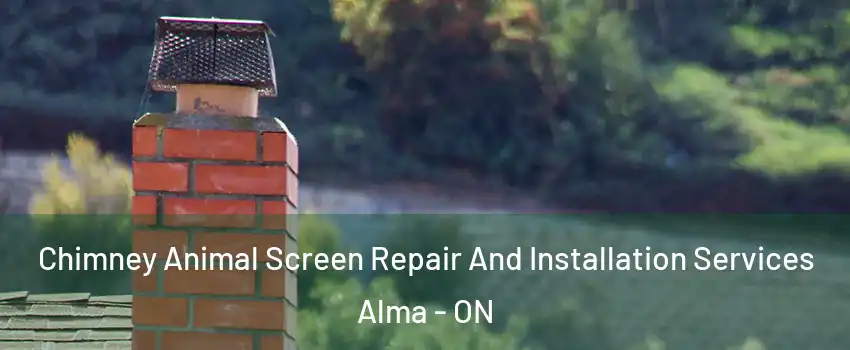  Chimney Animal Screen Repair And Installation Services Alma - ON