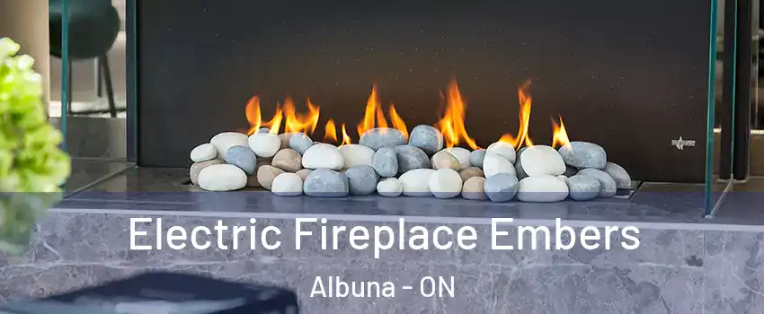  Electric Fireplace Embers Albuna - ON
