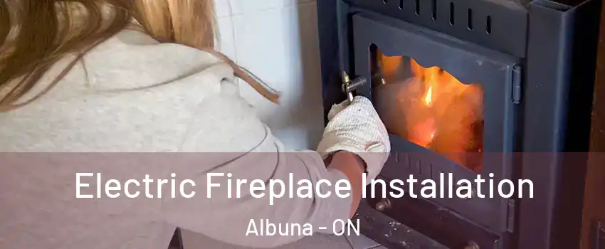  Electric Fireplace Installation Albuna - ON