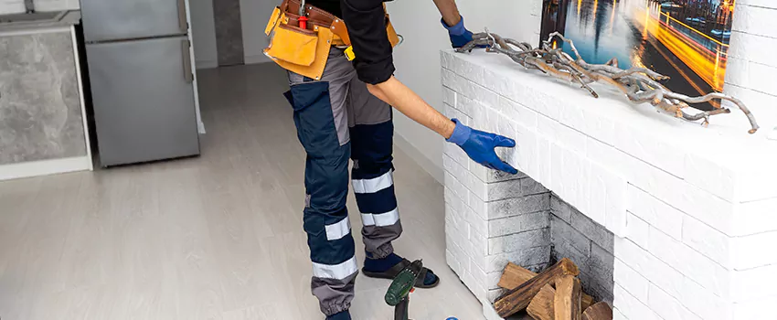 Outdoor Fireplace Restoration in Gosfield South, Ontario