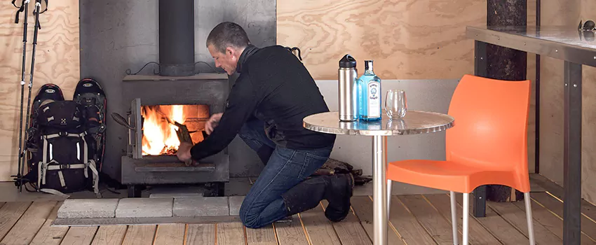 Open Hearth Wood Fireplace Installation in Gosfield South, ON