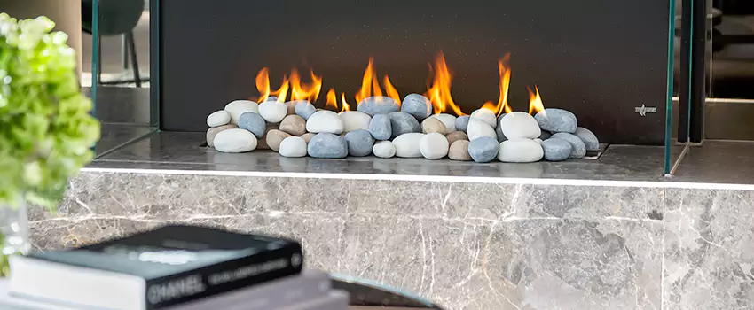 Double-Height Fireplace Design Refurbishment in Gosfield South, Ontario