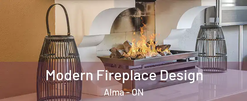  Modern Fireplace Design Alma - ON